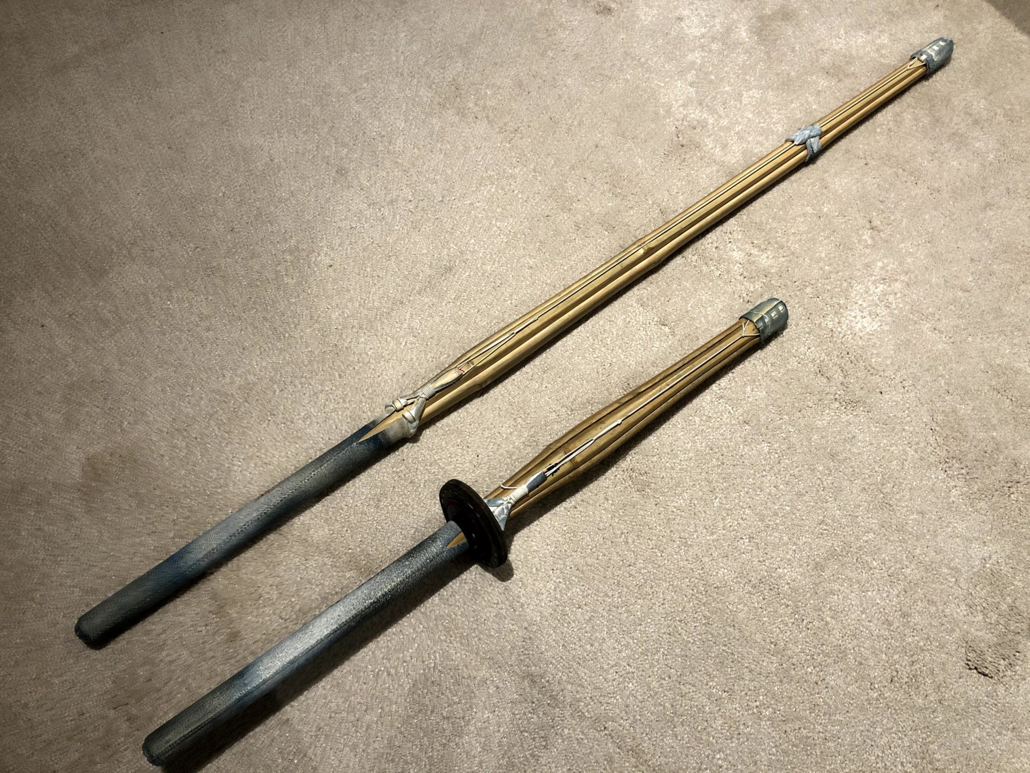 Making a Short Practice Shinai Kensyukai Markham Kendo